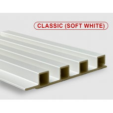Панель бамбуковая стеновая CLASSIC Soft white 2800*160 мм Панель бамбуковая стеновая CLASSIC Soft white 2800*160 мм